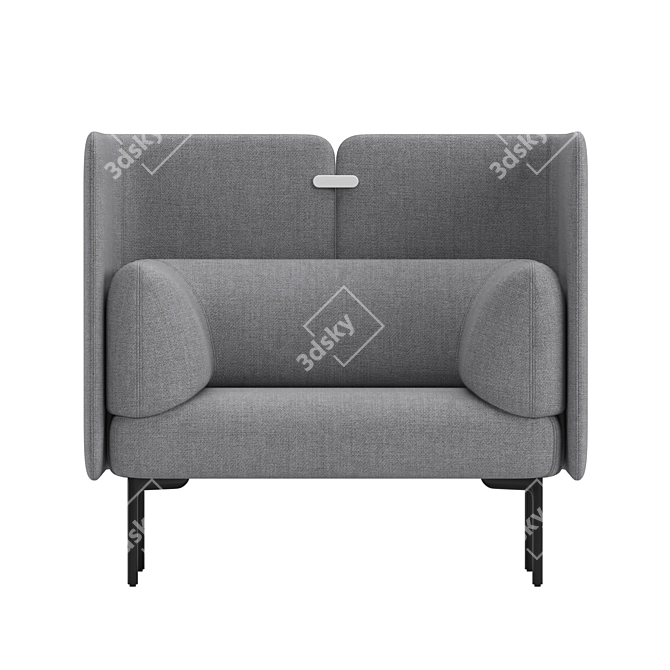 Haworth Cabana Lounge S9L2-L 3D model image 2