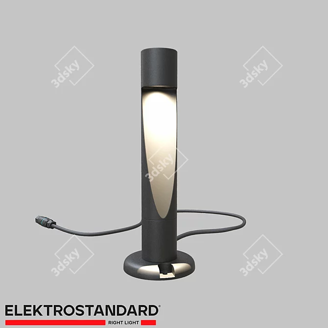 Garden LED Street Light Recess 3D model image 1