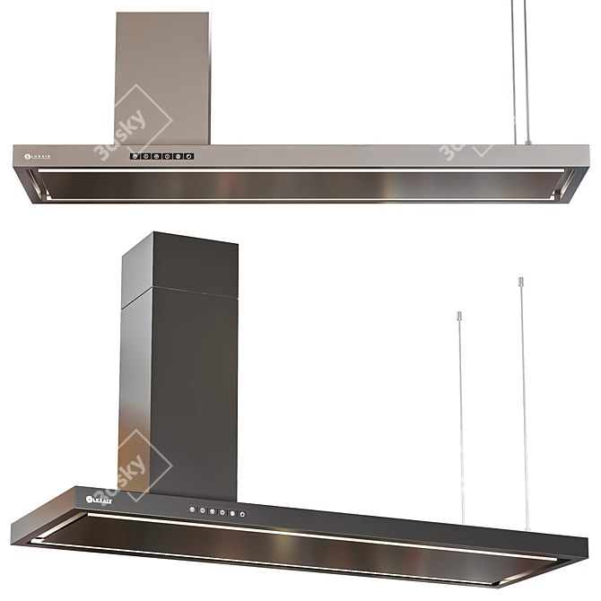 LuxairHood Appliance Set Collection 3D model image 6