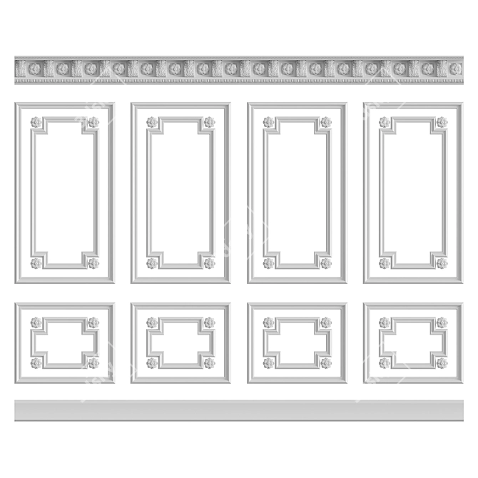 Custom Wall Solution RS-1.115 3D model image 1