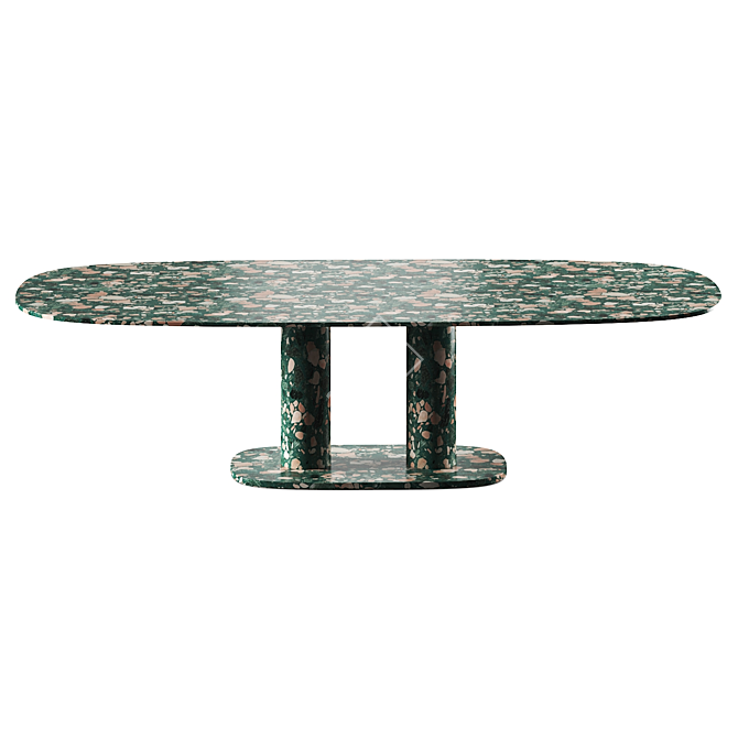 Baxter Matera Marble Table Rotation 3D model image 4