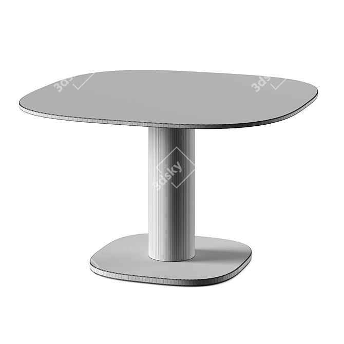 Baxter Matera Marble Table Rotation 3D model image 7