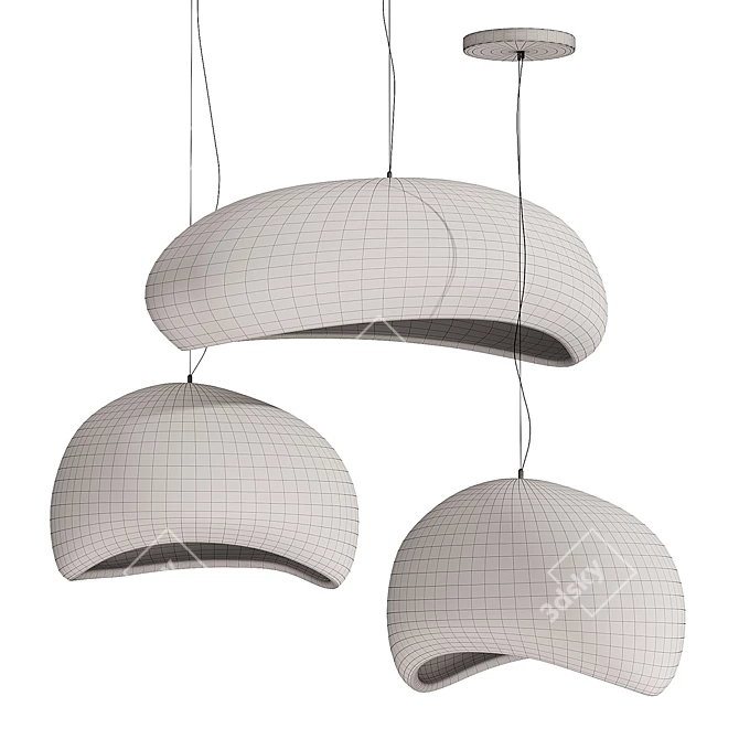 Cloud Pendant Lights Set, 2015 3D model image 11