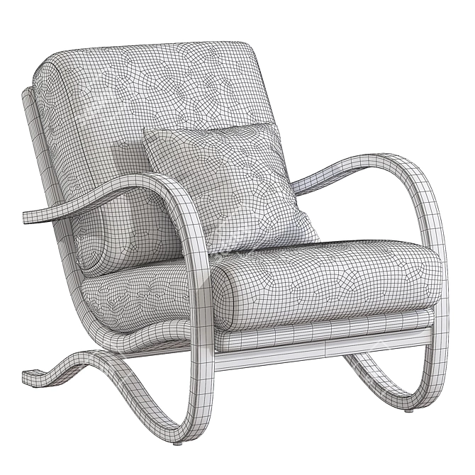 Stylish 2013 August Chair - 770x660x972 mm 3D model image 4