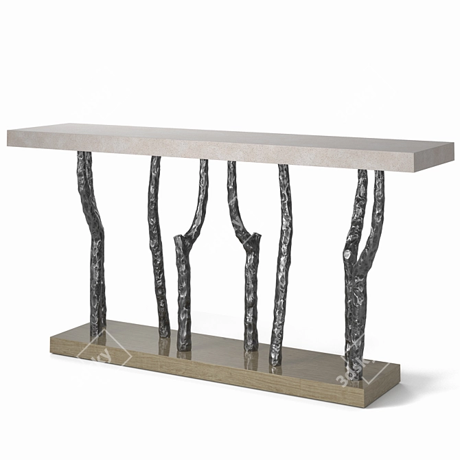 Catalina Branch Console Table, V-Ray/Fbx/OBJ 3D model image 1