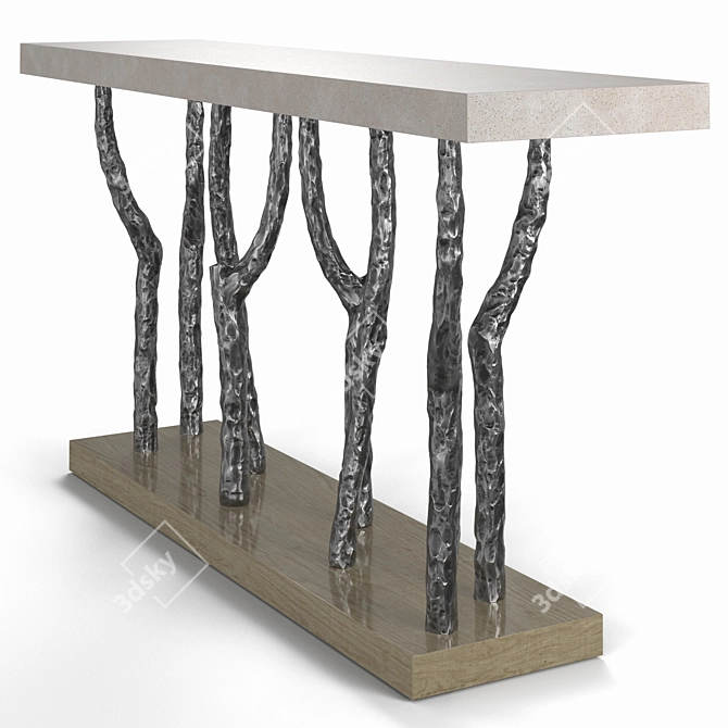 Catalina Branch Console Table, V-Ray/Fbx/OBJ 3D model image 2