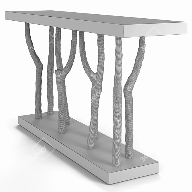 Catalina Branch Console Table, V-Ray/Fbx/OBJ 3D model image 5