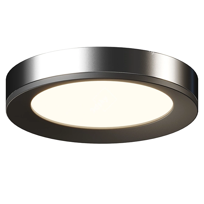 Sleek LED Panel Light Fixture 3D model image 2