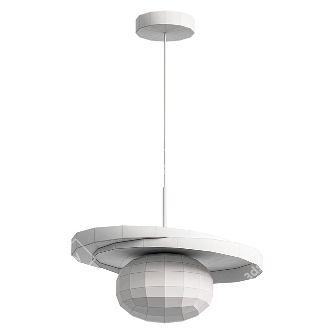 Elegant Pendant VEMMA Light 3D model image 3