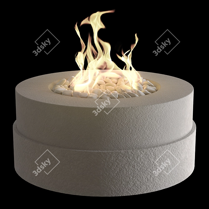 Bioethanol Fireplace Bowl 16 3D model image 5