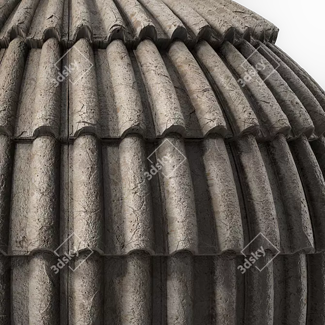 Concrete Roofing Texture Pack 3D model image 7