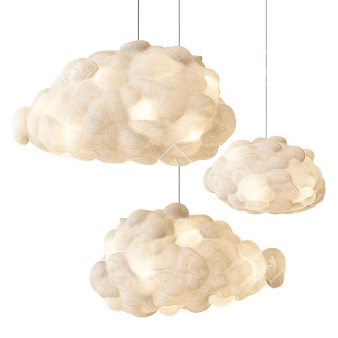  Cloud Pendant Lighting 3D model image 2