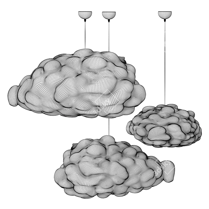  Cloud Pendant Lighting 3D model image 7