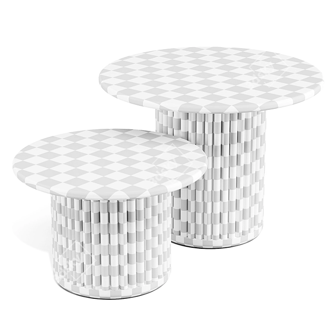 Tribu Otto Coffee Side Tables 3D model image 5