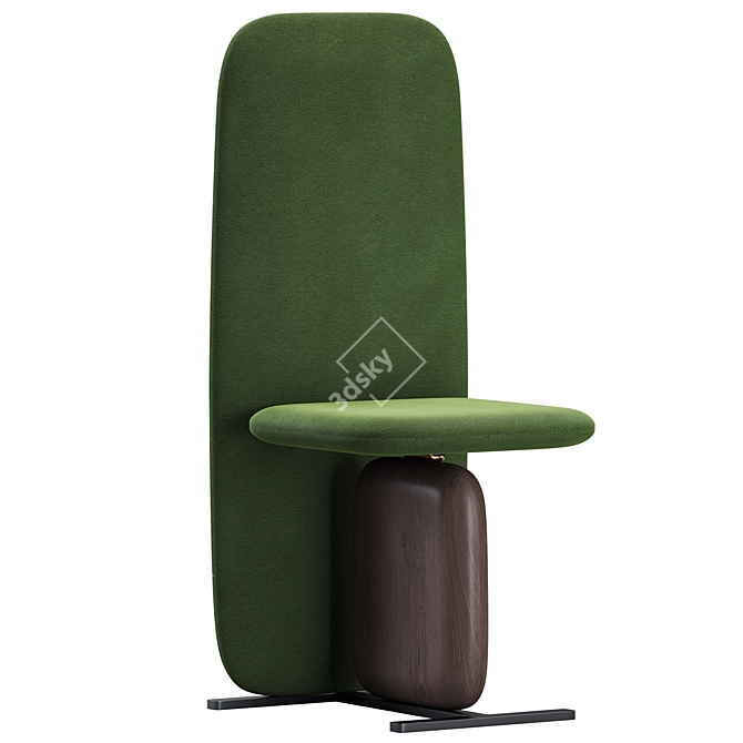 Modern Atlas Dining Chair 3D Model 3D model image 3