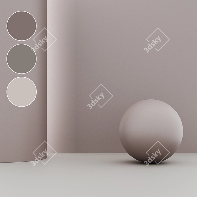 Seamless Wall Paint Texture 3D model image 1