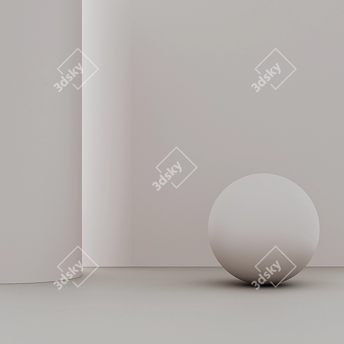 Seamless Wall Paint Texture 3D model image 4