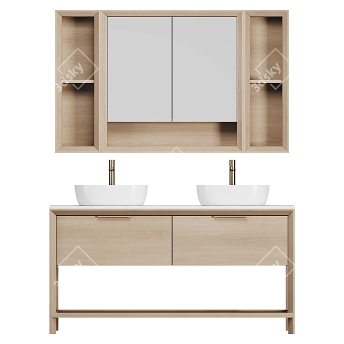 Dantone Home Dive Bathroom Furniture 3D model image 2