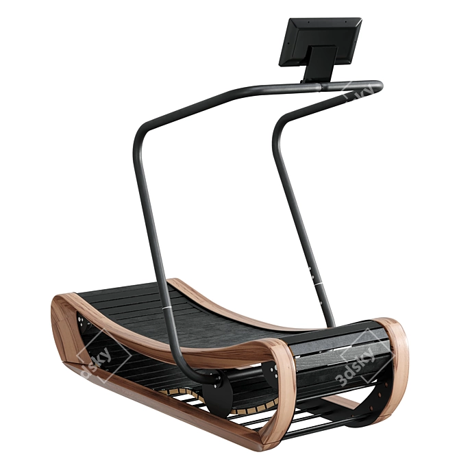 Title: Nohrd Sprintbok Curved Treadmill 3D model image 2