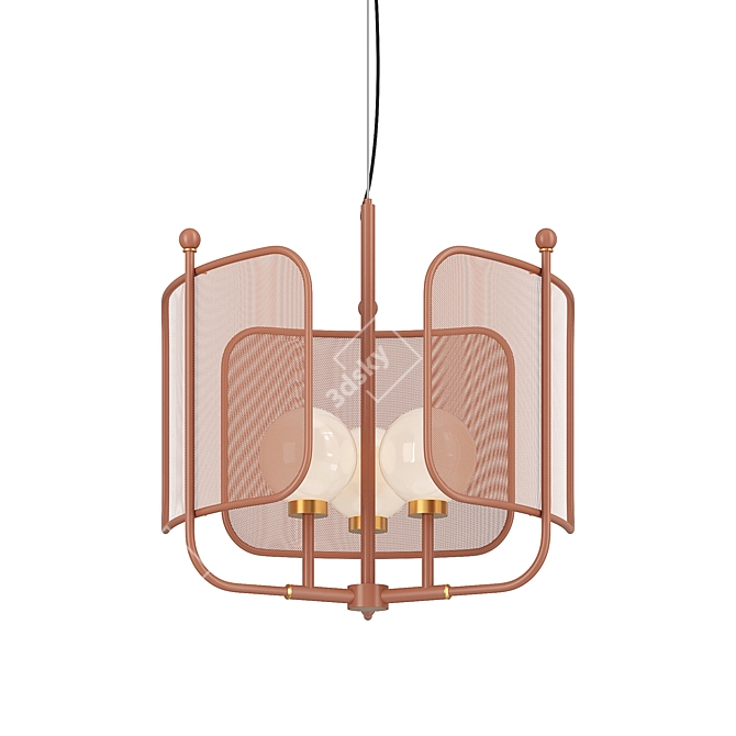 Elegance Elevated Chandelier 3D model image 3