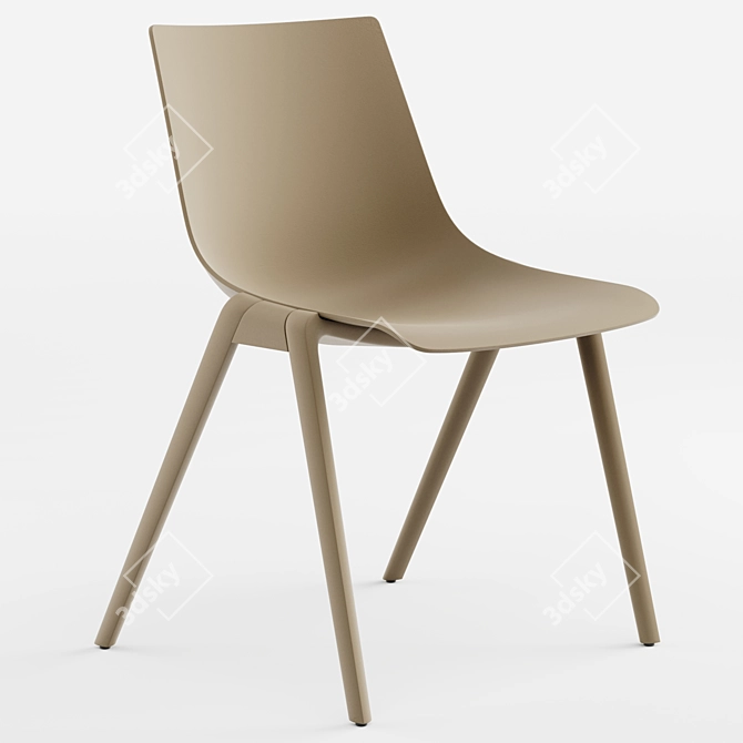 Sleek AULA Chair Collection 3D model image 6