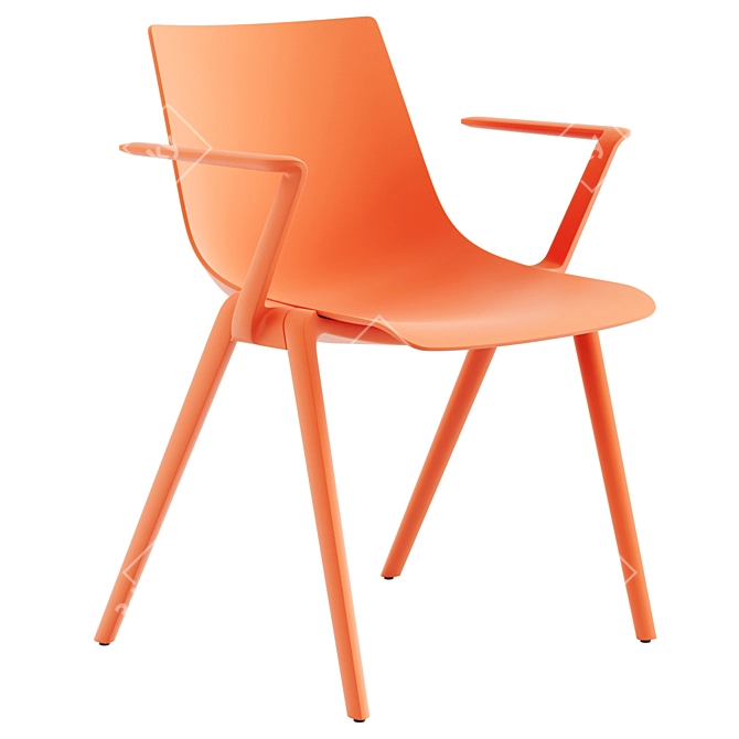 Sleek AULA Chair Collection 3D model image 10