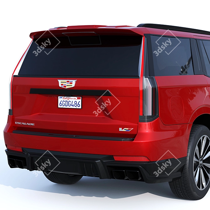 Cadillac Escalade 2025: Bold Luxury 3D model image 5