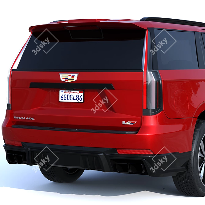 Cadillac Escalade 2025: Bold Luxury 3D model image 10