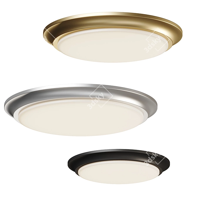 Slim LED Ceiling Mount - Baron 3D model image 1