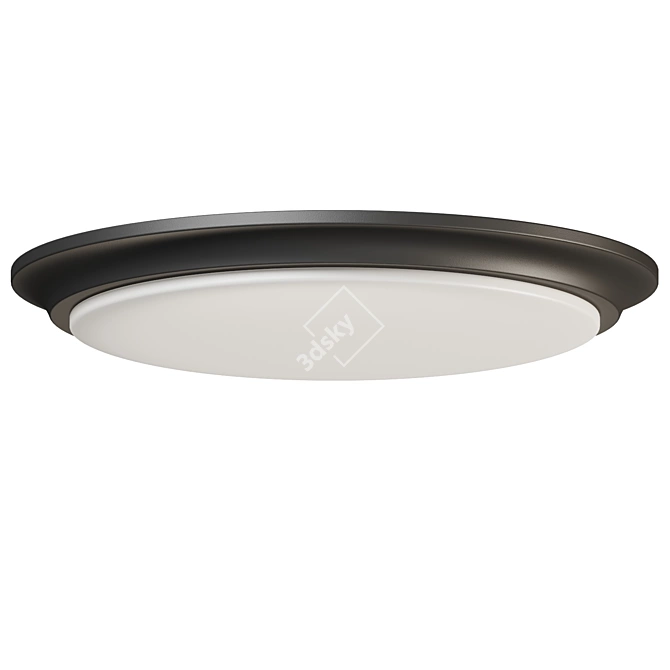 Slim LED Ceiling Mount - Baron 3D model image 2