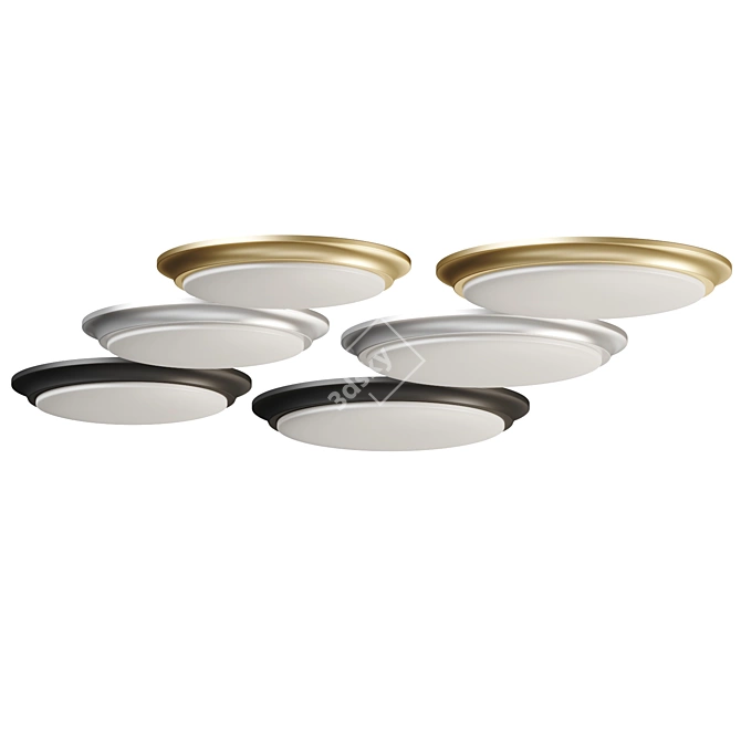 Slim LED Ceiling Mount - Baron 3D model image 4