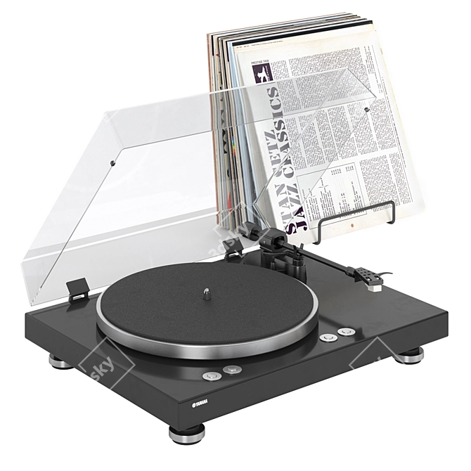 Yamaha MusicCast VINYL 500 Turntable 3D model image 1