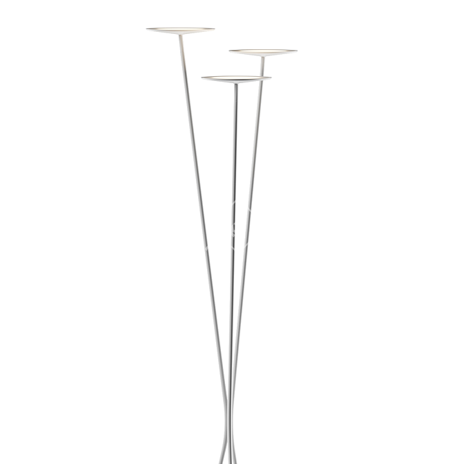 Modern Rotating Floor Lamp Design 3D model image 2