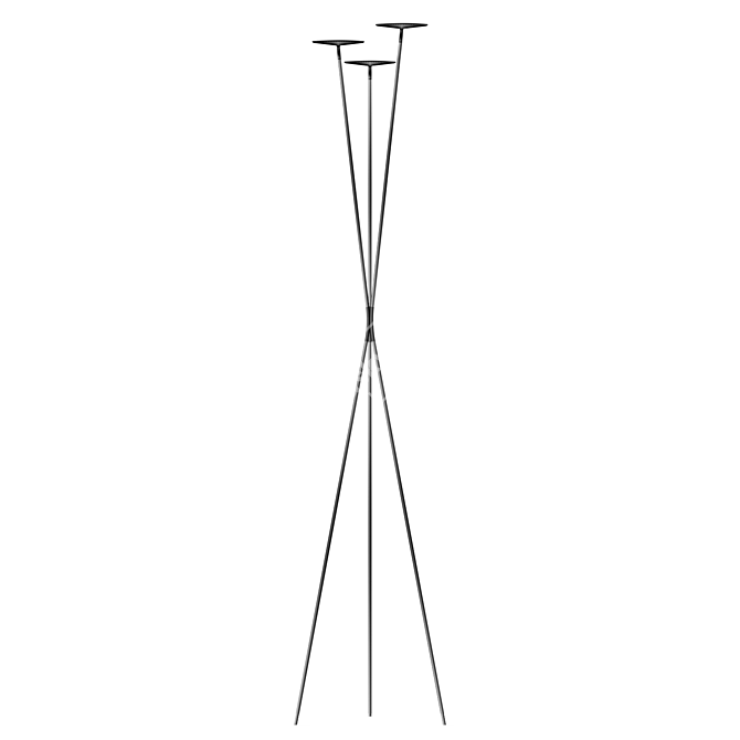 Modern Rotating Floor Lamp Design 3D model image 5