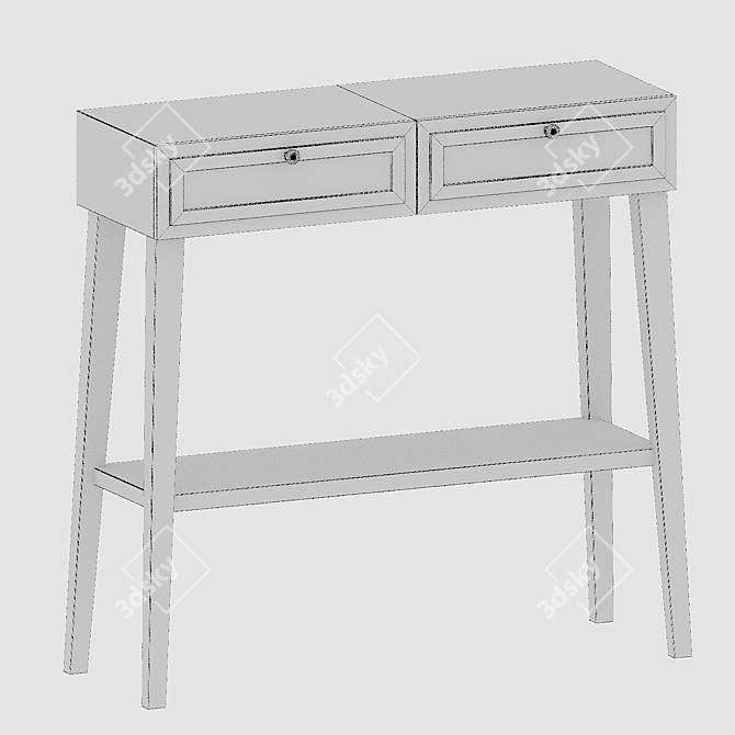 Slim Console Table "Andersen 3D model image 4