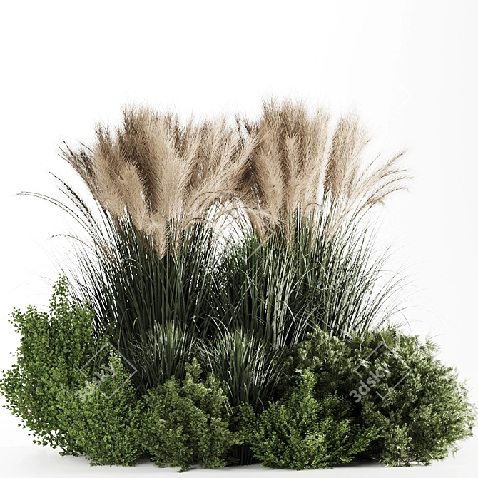 High-Quality Bush Set for Rendering 3D model image 2