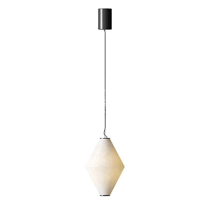 Modern LED Glass Pendant Lamps 3D model image 5