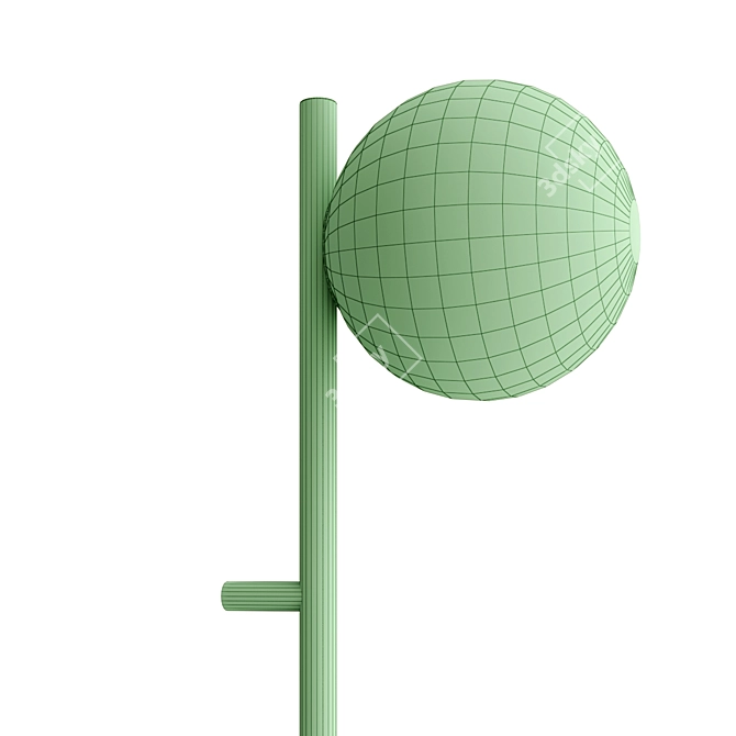 Candied Spherical Wall Light 3D model image 7