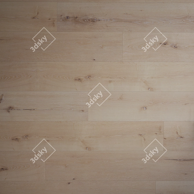 Venice Oak Flooring 3D Model 3D model image 3