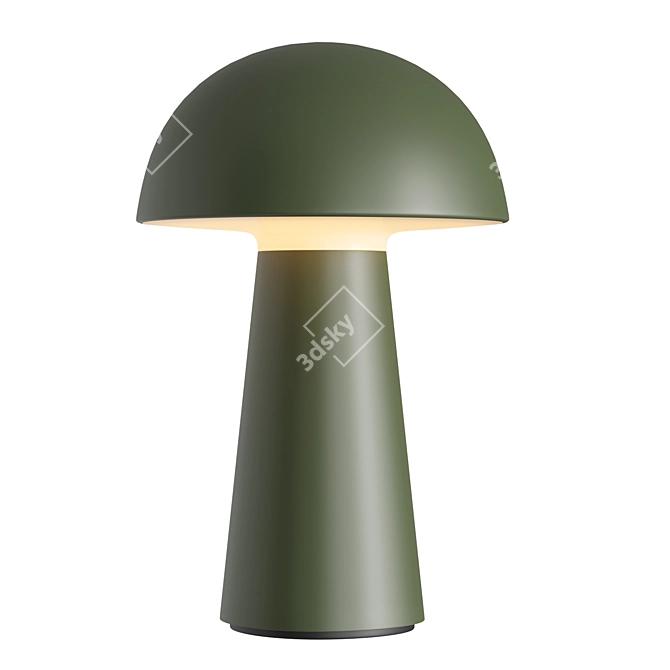 Minimalist LED Table Lamp 3D model image 2