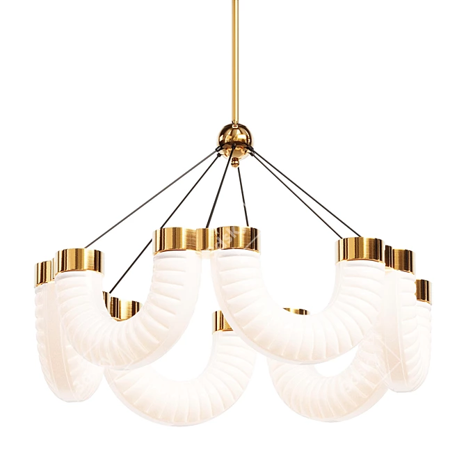 Venzel CH Modern Design Chandelier 3D model image 1