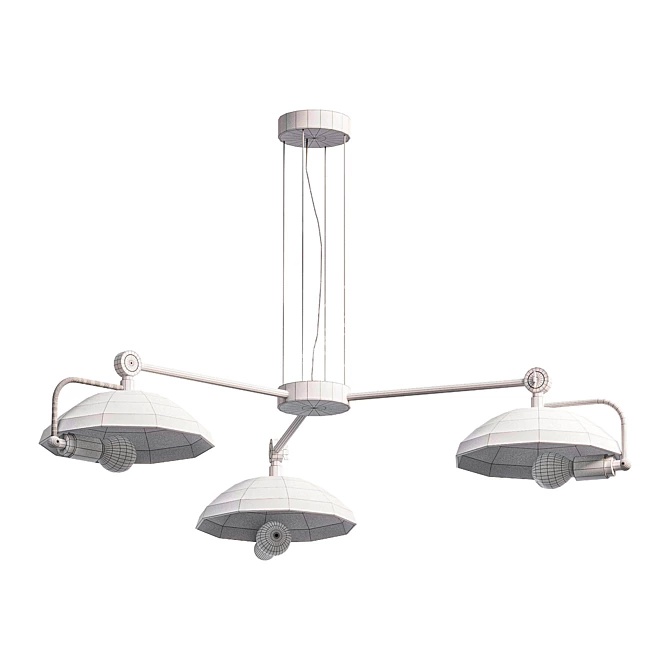 Modern Pendant Light Fixture 3Ds 3D model image 2