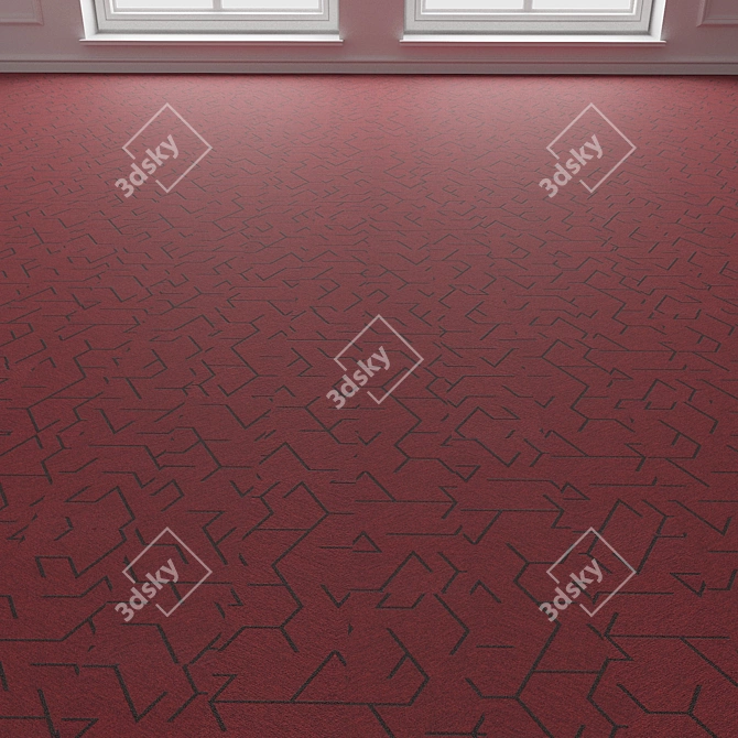 Flotex Triad Carpet Floor Texture 3D model image 3