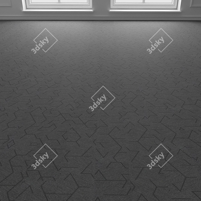 Flotex Triad 3D Carpet Tile 3D model image 3