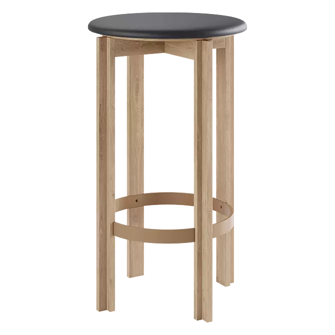 Modern Principal Bar Stool Design 3D model image 2