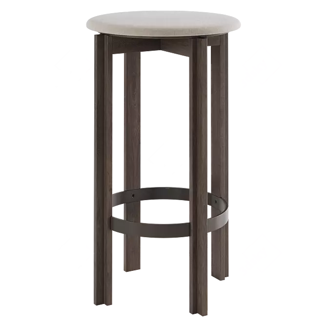 Modern Principal Bar Stool Design 3D model image 4