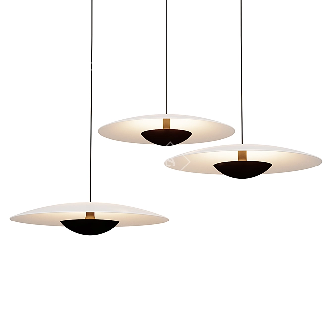 Elegant Marset Led Pendant Lamp 3D model image 3