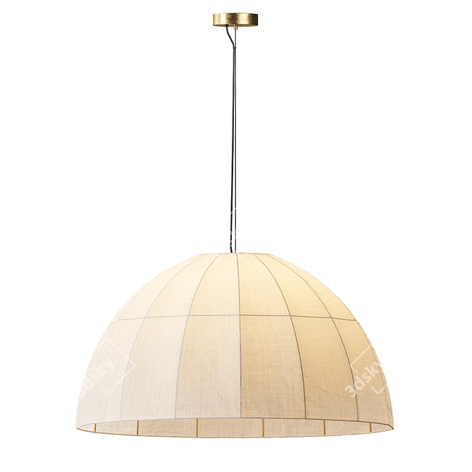 Stylish Maris Pendant Light 3D model image 3