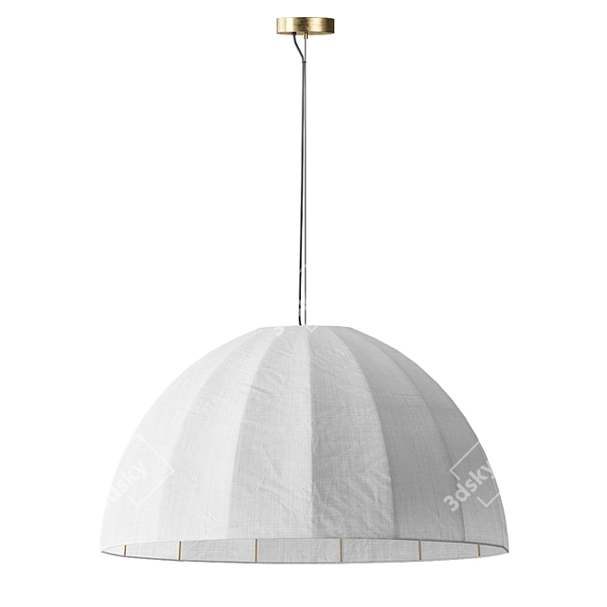 Stylish Maris Pendant Light 3D model image 4