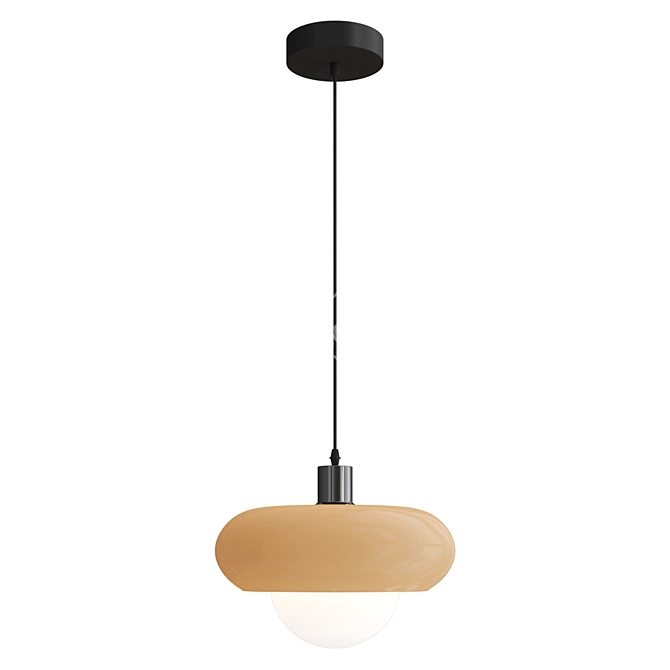 Bauhaus Mini Retro Pendant Light 3D model image 3